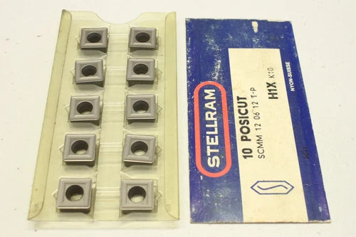 10x STELLRAM H1X SCMM 12 06 12 TP 120612 Wendeschneidplatten H1X