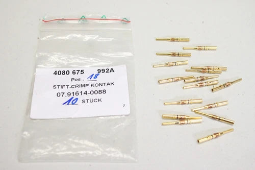 16x 07.91614-0088 Stecker Crimpkontakt f¨¹r Manroland 47080 675 992A OVP