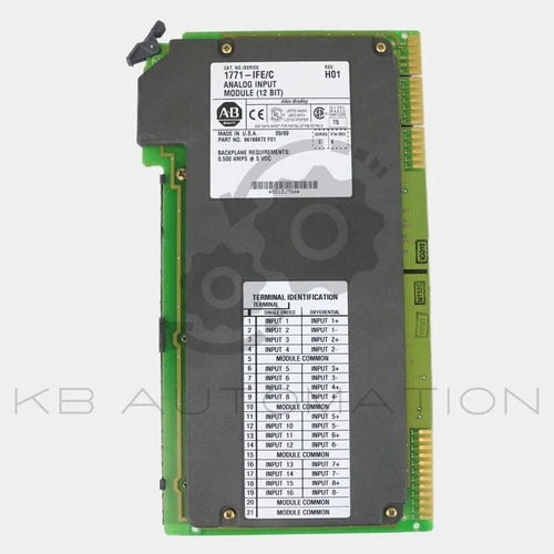 1771-IFE (Ser. C) PLC-5 analog input module, 16 single ended or 8 differential