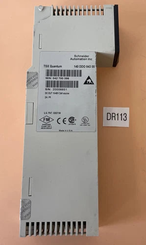 PREOWNED- Schneider Automation 140 DDO 843 00 TSX Quantum DC Out 10-60V+Warranty