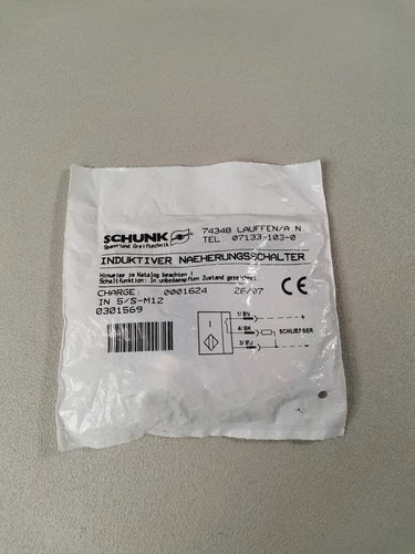 Schunk IN 5/S-M12 0301569 NEU / OVP