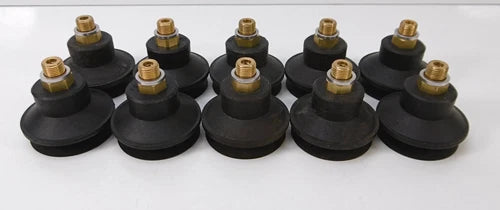 10 St¨¹ck Vakuumsauger VS2-40-N8 Schwarz/Black Neu