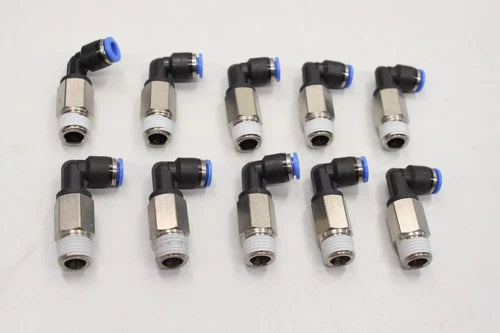 10x FESTO QSLL-B-1/4-6-20 Ø6mm R1/4 Winkel-Einschraubverschraubung NEU