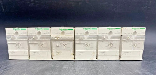 LOT OF 6 SCHNEIDER ELECTRIC LUCAX6FU 110-240V CONTROL UNIT