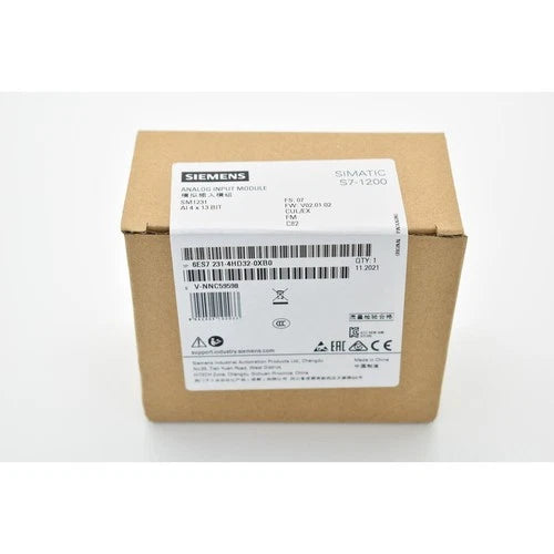 New Siemens 6ES7 231-4HD32-0XB0 6ES7231-4HD32-0XB0 S7-1200 Analog Input SM 1231