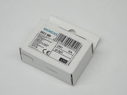 10x STK Siemens 5SE2306 Sicherungseinsatz NEOZED 6A / gL/gG 5SE2 306 NEU-OVP