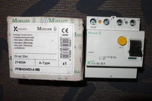 INTERRUPTEUR DIFFERENTIEL TETRA 63A 300mA TYPE A MOELLER 4POLE idem SCHNEIDER EL