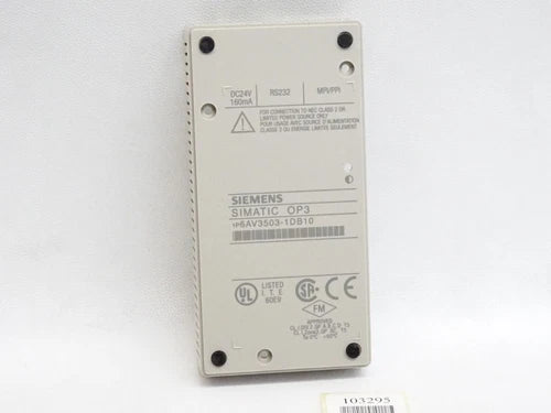 Siemens Backcover R¨¹ckschale Panel OP3 6AV3503-1DB10 6AV3 503-1DB10 Replica