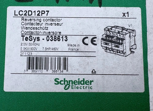 施耐德电气接触器 LC2D12P7 x1