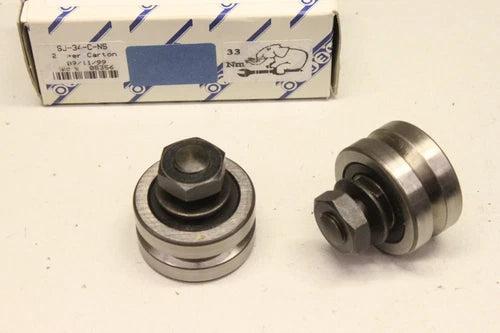 2x HEPCO SJ-34-C-NS 10x34x18 Caster Bearing Wheel SJ34CNS Original Packaging