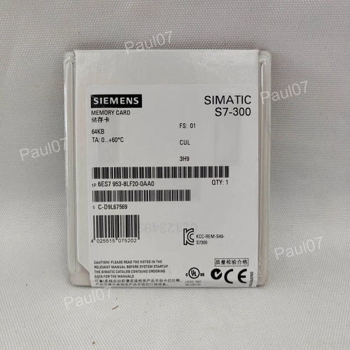 New Siemens 6ES7953-8LF20-0AA0 6ES7 953-8LF20-0AA0 Micro Memory Card for S7-300
