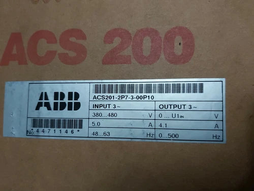 ACS 201-2P7-3-00P10 ABB INVERTER