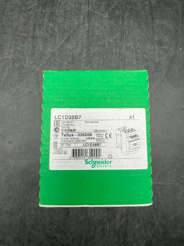 NEW SCHNEIDER ELECTRIC LC1D38B7 TESYS 035209 CONTACTOR