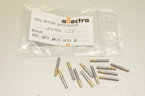 12x ALLECTRA 212-PINF-25-5 Stecker  Crimp Connections 212PINF255 OVP