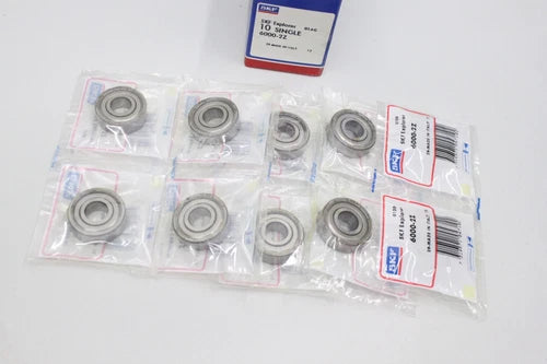10x SKF 6000 2Z ?10mm ?26mm 8mm Rillenkugellager 6000-2Z OVP