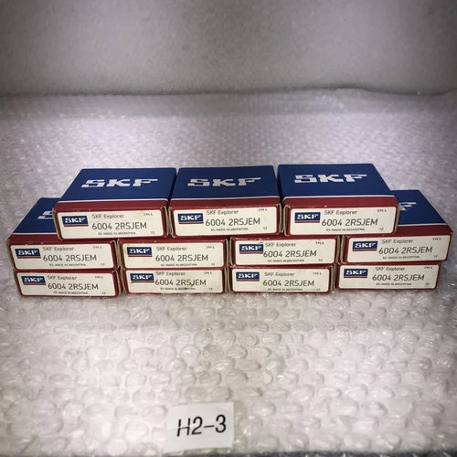 **SKF 6004 2RSJEM Bearing Factory Sealed (Lot Of 11) Fast Shipping &Warranty#