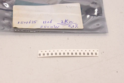 15x FARNELL 1501635 RP73D2B2K0BTG 2kohm 250mW 1206 Chip Widerstand