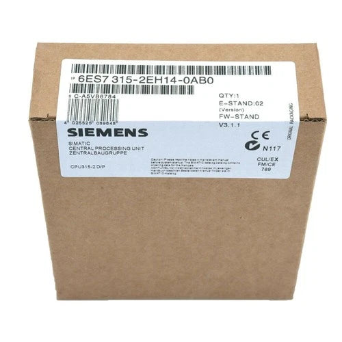 New Siemens 6ES7315-2EH14-0AB0 6ES7 315-2EH14-0AB0 SIMATIC S7-300 CPU 315-2
