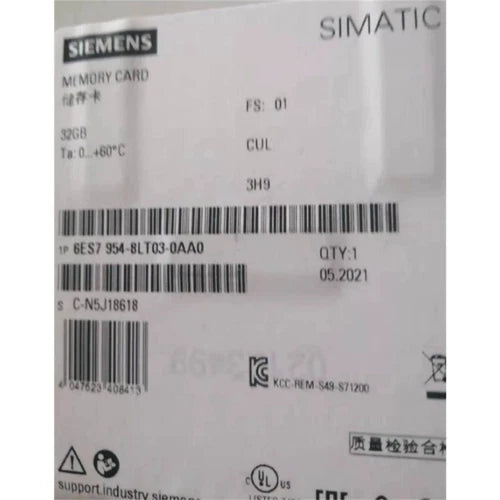 New Siemens 6ES7954-8LT03-0AA0 SIMATIC S7 memory cards 6ES7 954-8LT03-0AA0