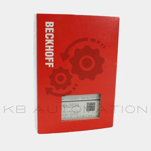 Beckhoff EL2634 EtherCAT-Klemme, 4-Kanal Relaisausgang, 250V AC, 30V DC, 4A