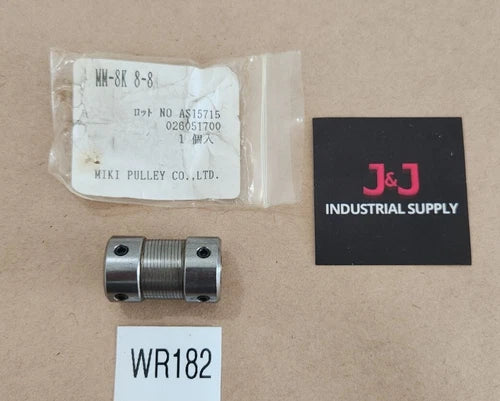 *BRAND NEW* Miki Pulley MM-8K 8-8 Flexible Shaft Coupling 8mm Bore + Warranty!