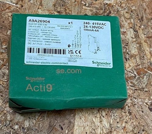 Schneider Electric - A9A26904 - Acti9 iOF Auxiliary Contact 1 C/O 24-415VAC/DC