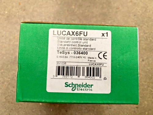 1 unidade x NOVA UNIDADE DE CONTROLO STANDARD SCHNEIDER ELECTRIC LUCAX6FU
