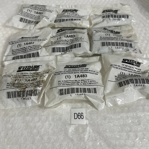 (9) Speedaire 1A483 Air Tool Filter New In Sealed Factory Packaging + Warranty