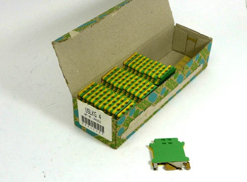 30 x PHOENIX CONTACT USLKG 4 Schutzleiter- Reihenklemme gr¨¹n gelb | 0441012