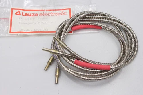 2x LEUZE GF 1000/1 LS-MS Sensor Kabel Glass Fiber Glasfaser GF1000/1LSMS OVP