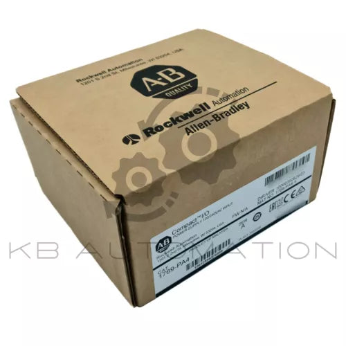 Fonte de alimentação CompactLogix 1769-PA4, entrada 85-264 VCA, saída 4 A a 5 VCC ou 2 A a 24 VCC