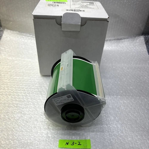 ** NEW BRADY 113123 4¡± 100¡¯ B595 TAPES GRN Y2272684 FAST SHIPPING &WARRANTY#