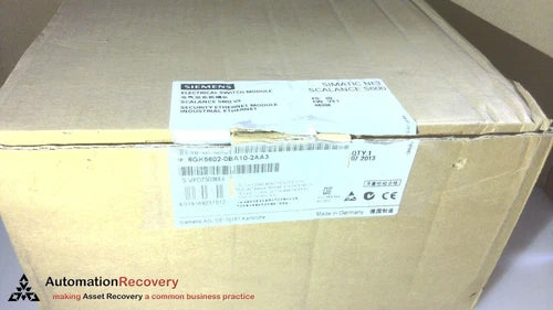 SIEMENS 6GK5602-0BA10-2AA3, SIMATIC SCALANCE S602 PROTECTION MODULE, NEW #305478