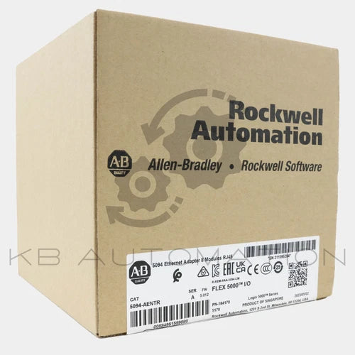 Allen-Bradley 5094-AENTR Flex 5000 EtherNet/IP Adapter, 8 Module, 2x RJ45 Port