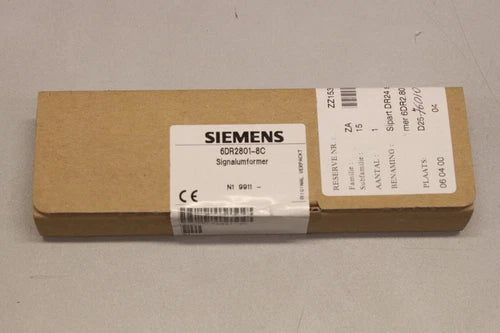 SIEMENS 6DR2801-8C Signal Converter Input Module 6DR2801-8C Original Packaging