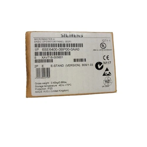New Siemens 6SE6400-0BP00-0AA0 6SE64000BP000AA0 BASIC OPERATOR PANEL