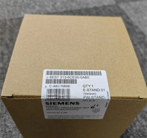 New Siemens 6ES7313-6CE00-0AB0 6ES7 313-6CE00-0AB0 SIMATIC S7-300 CPU 313C-2DP