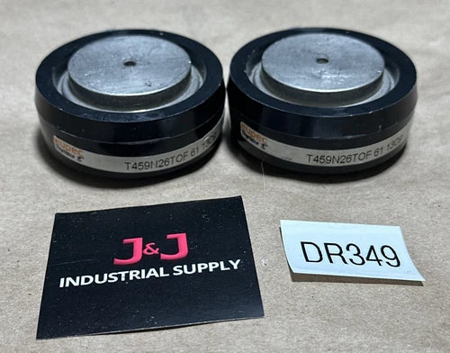 (2) PREOWNED- Eupec Thyristor T459N26TOF 61 Infineon Semiconductor || WARRANTY!