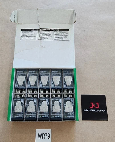*NEW* BOX OF 10 Schneider Electric RPM22BD Zelio Power Relays 24Vdc + Warranty!
