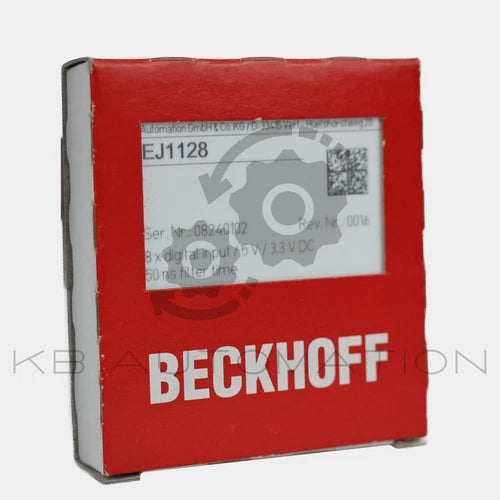 M¨®dulo plug-in EJ1128 Beckhoff EtherCAT, entrada digital de 8 canais, 3.3V DC/5V DC