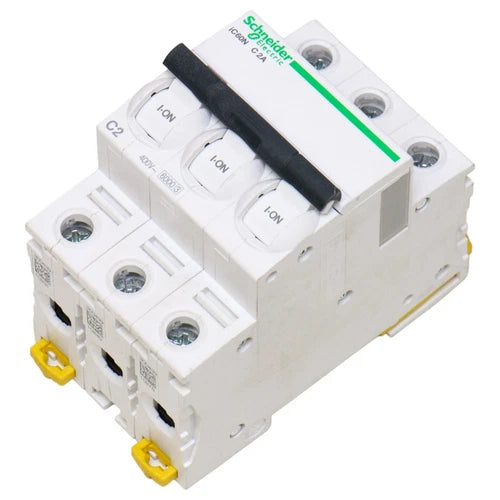 A9F74302 SCHNEIDER ELECTRIC, Circuit breaker, 2A, 400VAC/DC, C-characteristic...