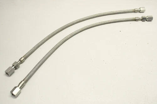 2x  Z1006004 L: 640mm Ig: 1/4 Zoll  Sw: 19mm  Schlauch Bellow Panzerschlauch