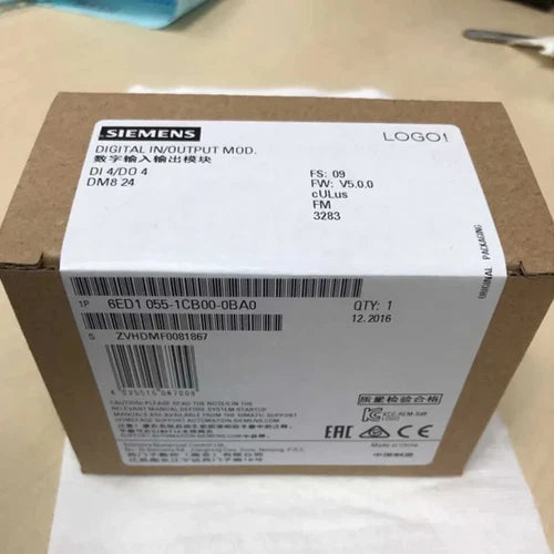 New Siemens 6ED1055-1CB00-0BA0 6ED1 055-1CB00-0BA0 LOGO! DM8 24 expansion module
