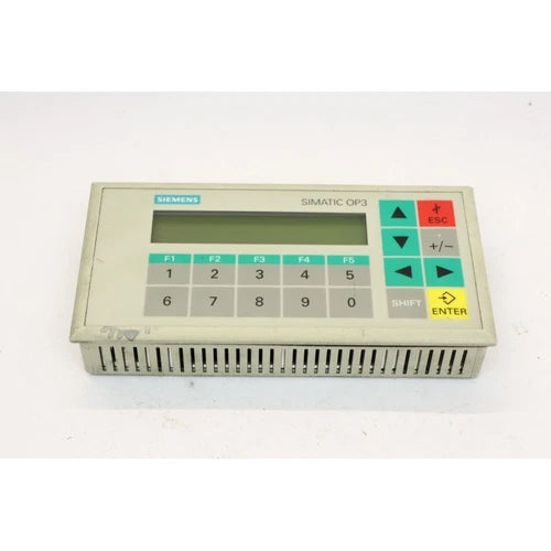 Siemens 6AV3503-1DB10 Simatic OP3 Control Panel (B885.2)