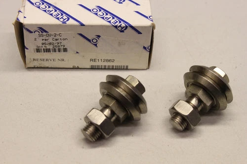 2x HEPCO SS-DV-2-C 10x30,73x11,12 Laufrolle Bearing Wheel 25879 OVP