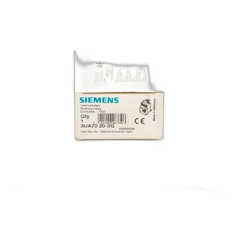 SIEMENS | 3UA70 20-0G | NEW | NSFP | PLC2DAY New in stock at PLC2DAY