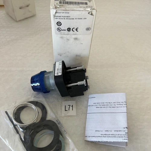 (1) Allen Bradley 800T-P16B Blue Pilot Light Series U NIB Fast Shipping!