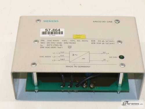 Siemens 4AV3200-2AB Trafo 9160034 Transformator 4AV3 200-2AB