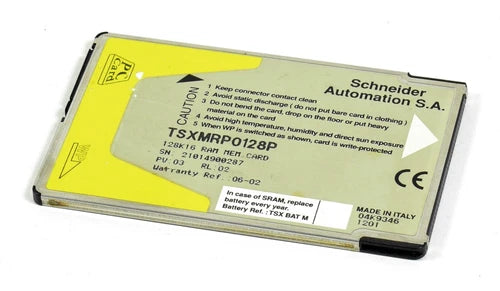 Schneider Automation 128K16 RAM Memory Card, TSXMRP0128P