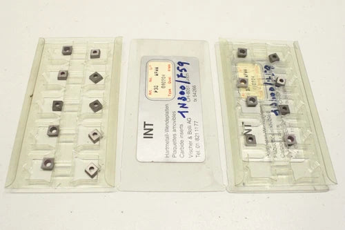 18x VISCHER &amp; BOLLI AG 060204 P30 MPMM Wendeschneidplatte P30 OVP